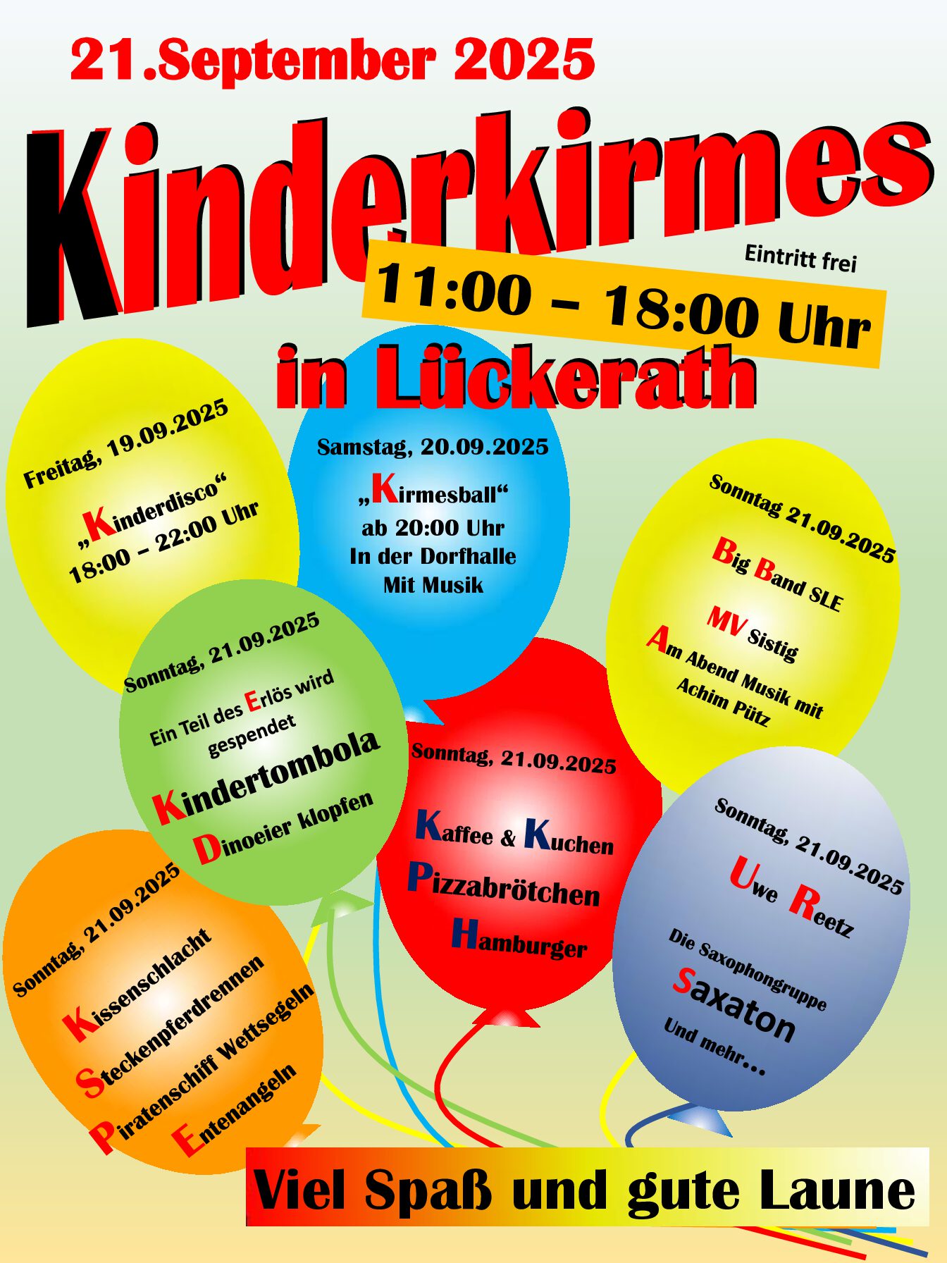 Plakat Kirmes 2025